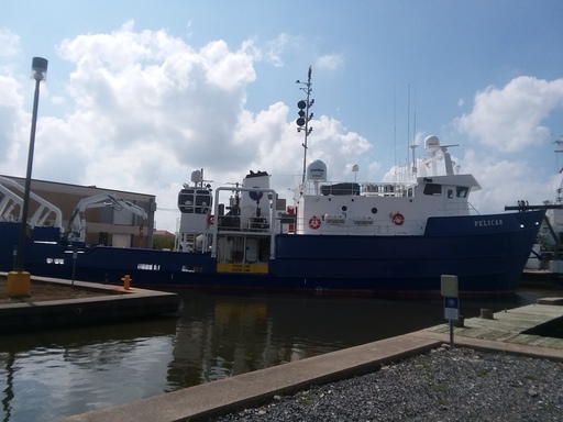 R/V Pelican during commissioning
